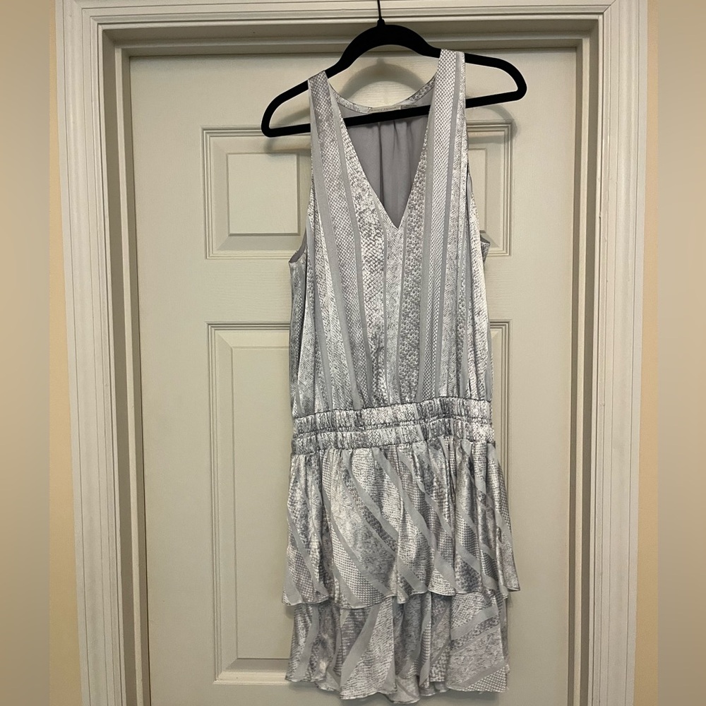 Ramy Brooke silver mini dress